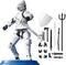 Paladin Knight Action Figure – 13-Jointed Movable Shapeshift Robot | 3D Printed Collectible Toy