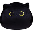25cm Kawaii Black Cat Plush Toy – Soft Stuffed Animal Pillow