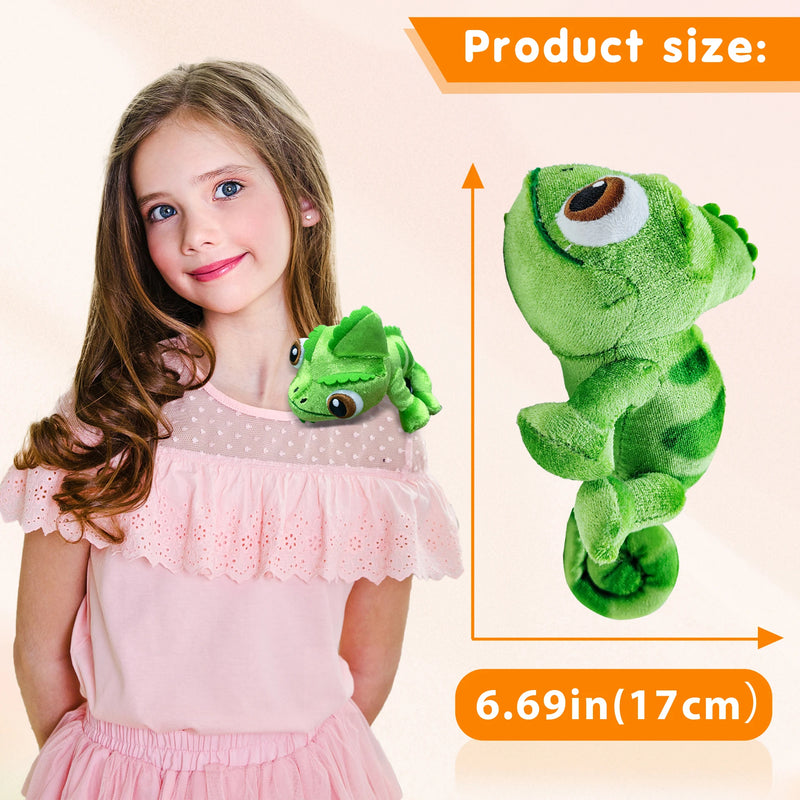 Disney Tangled Pascal Chameleon Plush – Soft Shoulder Buddy Stuffed Toy, 7-inch