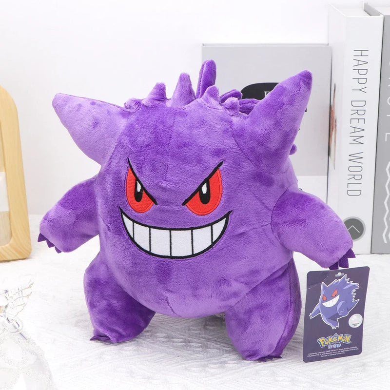 Gengar Plush Toy – Soft Stuffed Pokémon Doll, Cuddly 12-Inch Collectible Gift