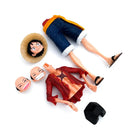 28cm One Piece Luffy Action Figure – 3 Interchangeable Faces