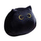 25cm Kawaii Black Cat Plush Toy – Soft Stuffed Animal Pillow