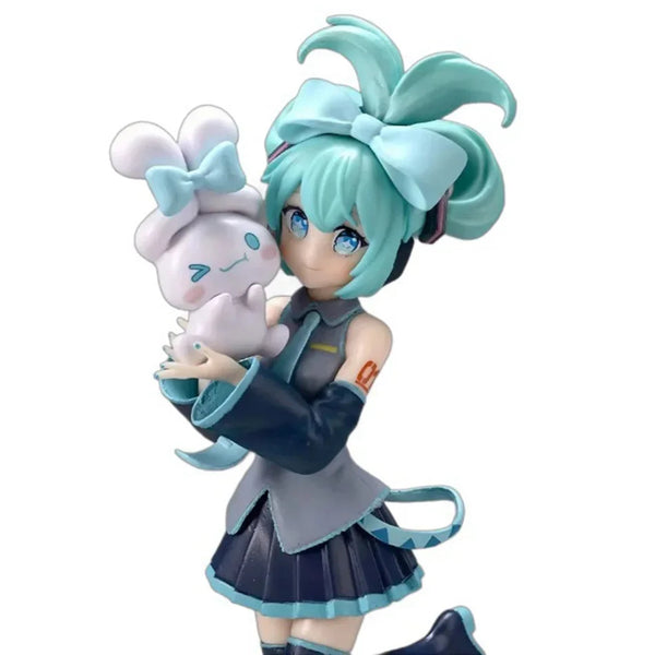 20cm Hatsune Miku x Cinnamoroll Anime Figure – Cute PVC Collectible Model Toy