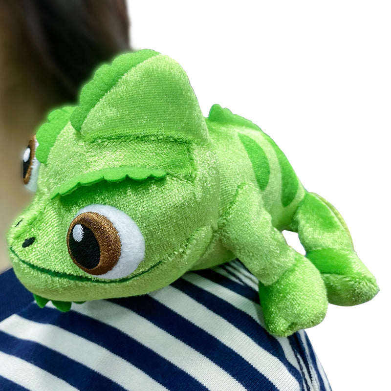 Disney Tangled Pascal Chameleon Plush – Soft Shoulder Buddy Stuffed Toy, 7-inch